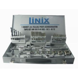 Linix M3-M12 Kılavuz ve Pafta Takımı